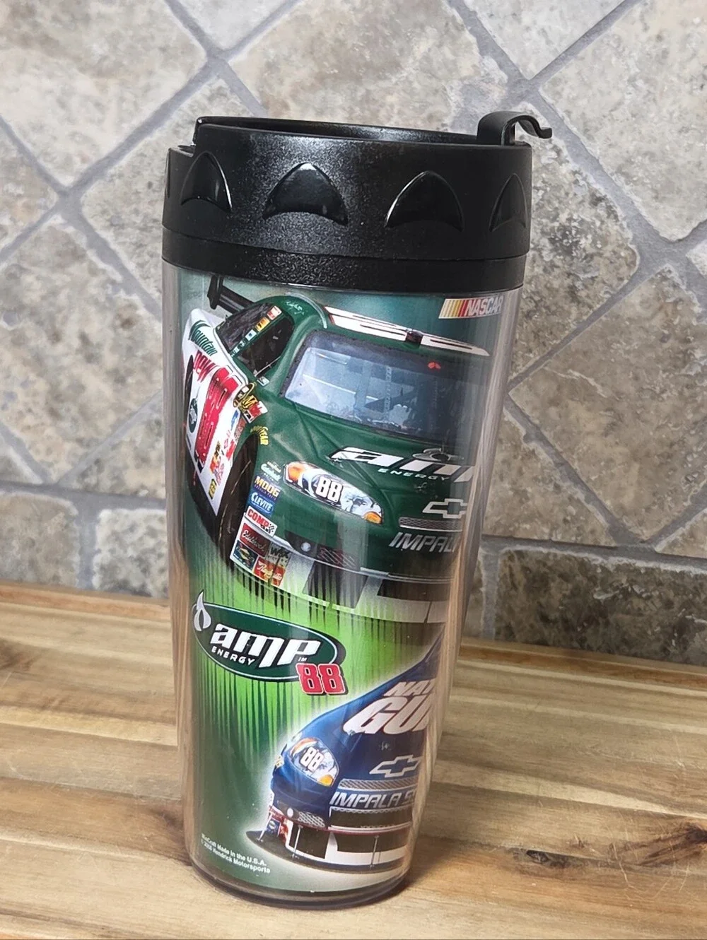 Nascar Dale Earnhardt Jr. Black Racing 88 Travel Tumbler 16 Ounces - Wincraft